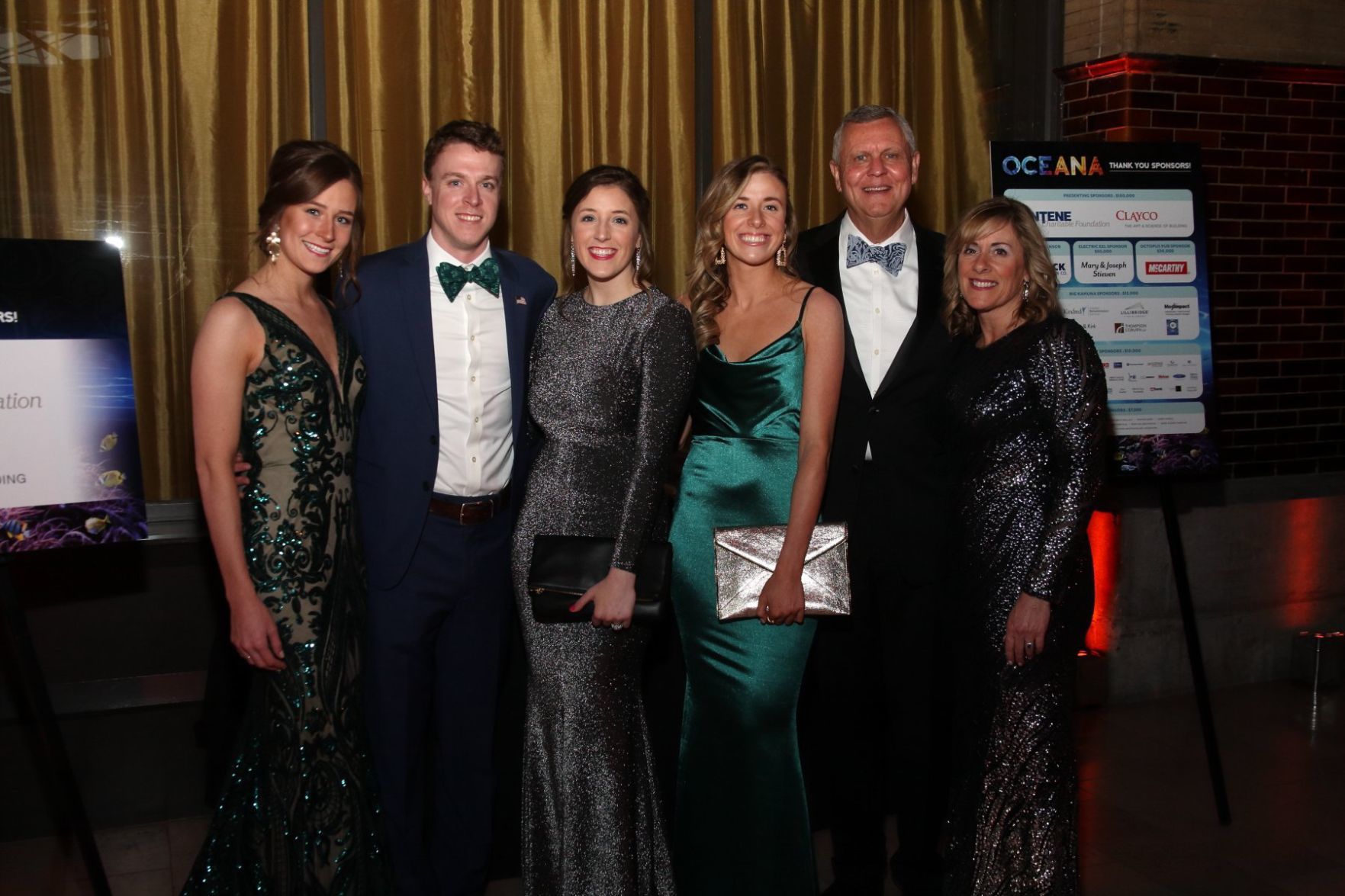 Caitlin Winschel, Rob Carr, Claire Carr, Tori and Paul Carr, Co-Chair Lisa Young